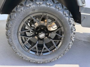 White Contender Flex 2+2 Lithium Golf Cart 09